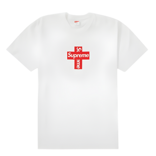Supreme Cross FW20 Box Logo White Tee