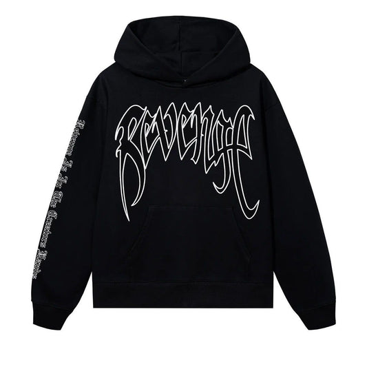 X Kill Outline Hoodie Black/White