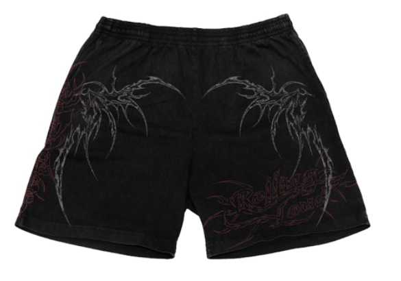 Rolling Loud Temple Shorts Black