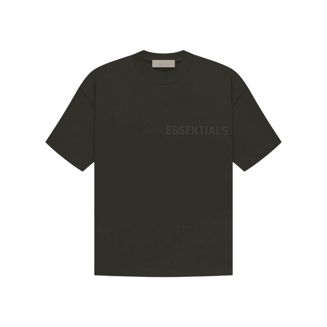 Fear of God Essentials Off Black SS23 Tee