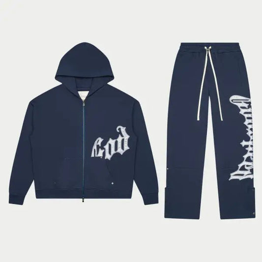 OG LOGO SWEATSUIT V2 NAVY/SILVER