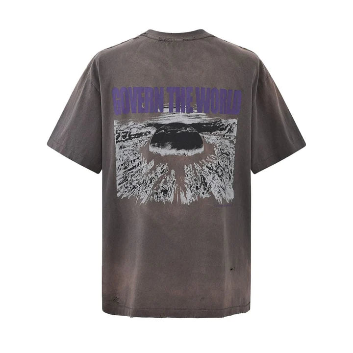 AKIRA Destroyed Vintage Tee