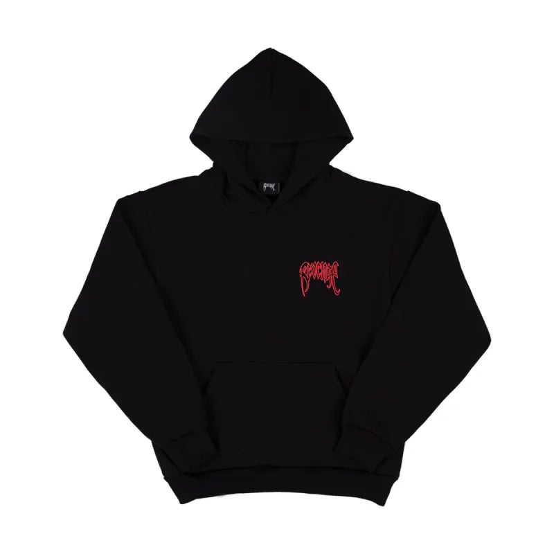 Outline Sketch Hoodie Black/Red
