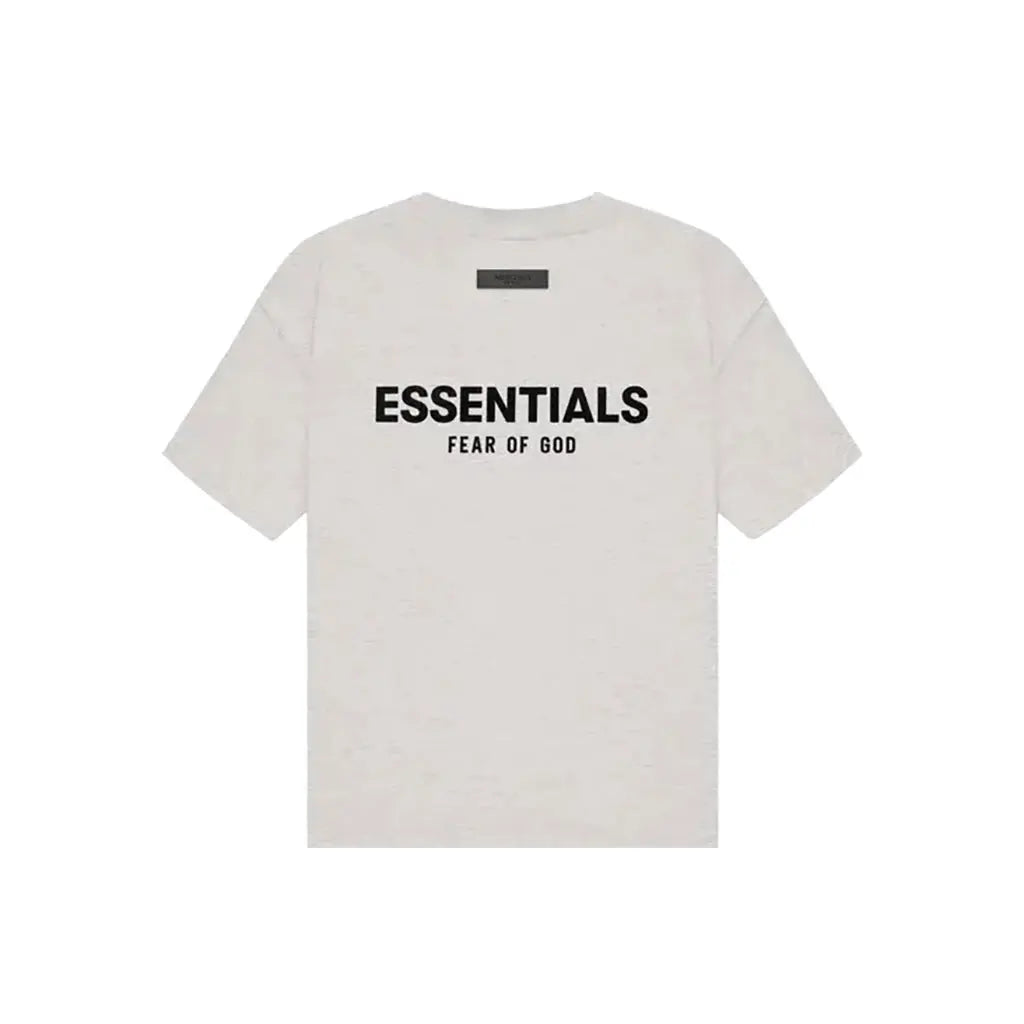 Fear of God Essentials Light Oatmeal SS22 Tee
