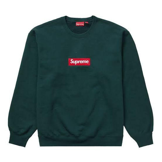 Supreme FW22 Box Logo Dark Pine Crewneck