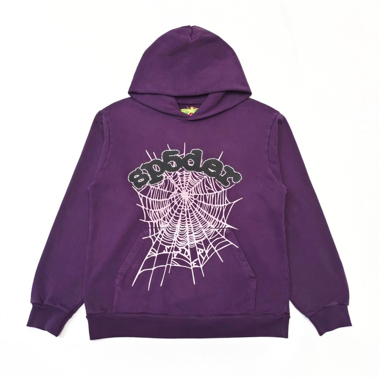 Sp5der Purple Web Hoodie