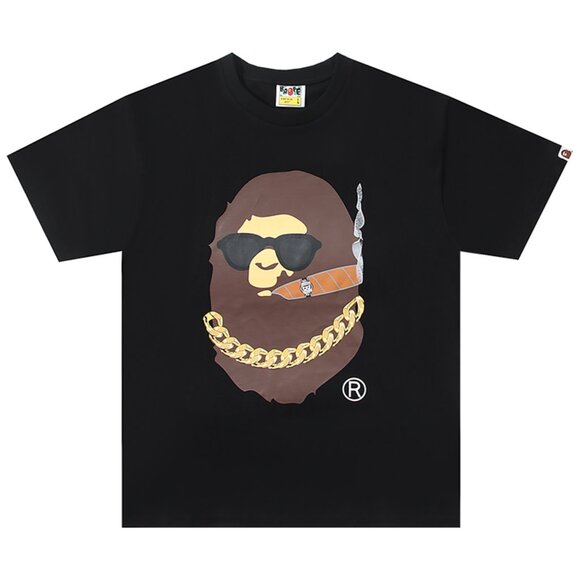 BAPE Big Head Boss Black Tee