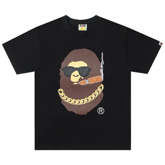 BAPE Big Head Boss Black Tee