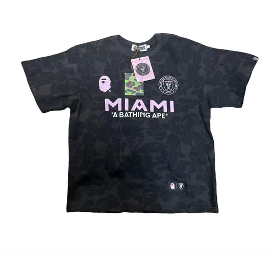 BAPE Inter Miami Black Tee