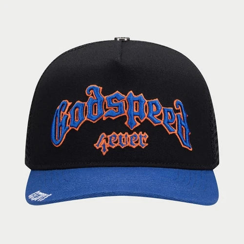Forver Trucker Hat Black/Blue/Orange