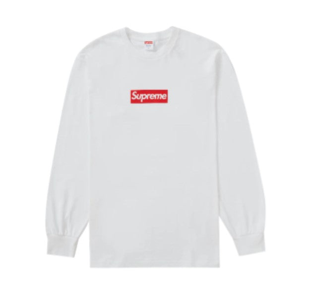 Supreme FW20 Box Logo White Tee Long Sleeve