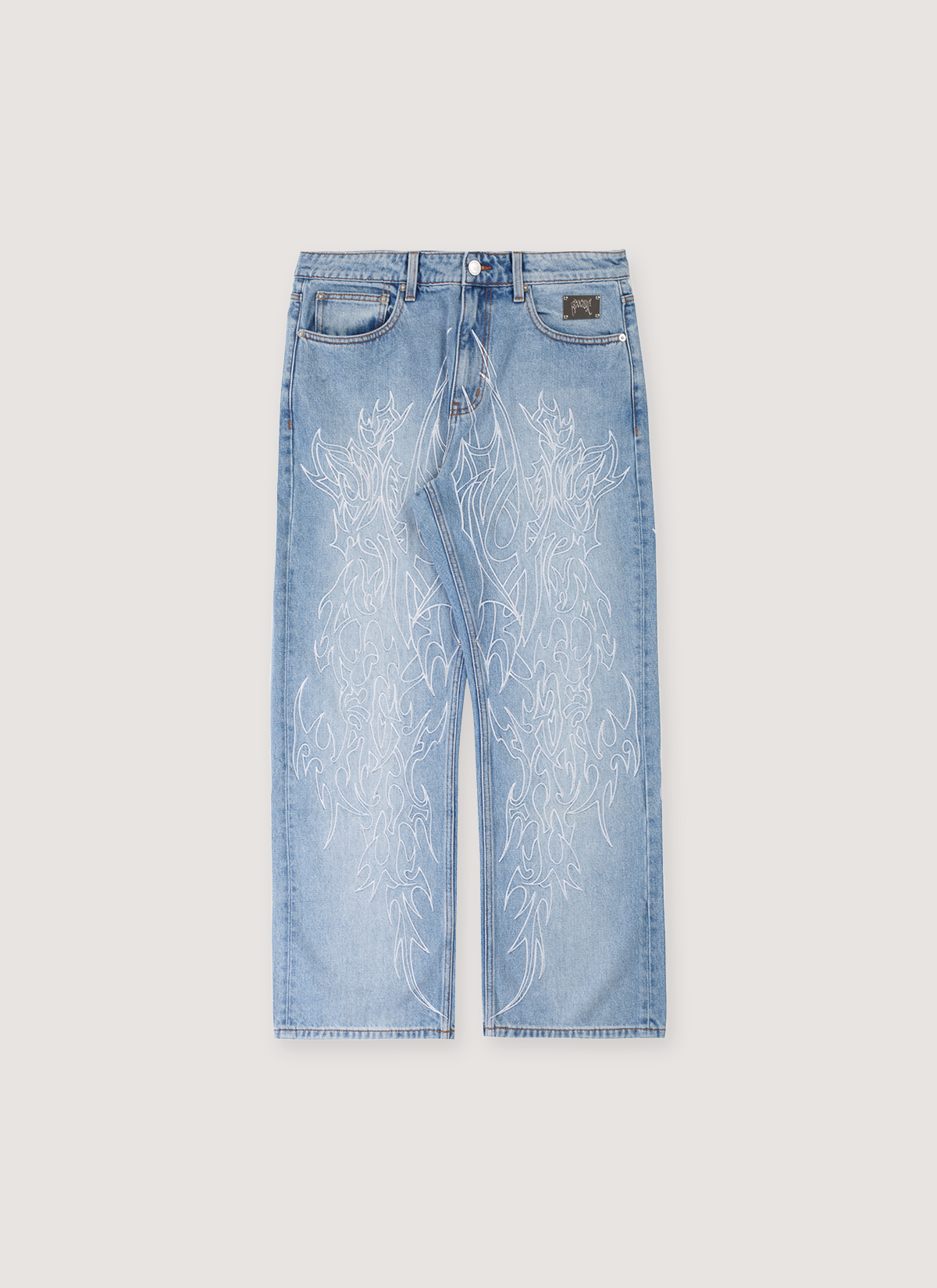 Tribal Cross Denim Pant Indigo