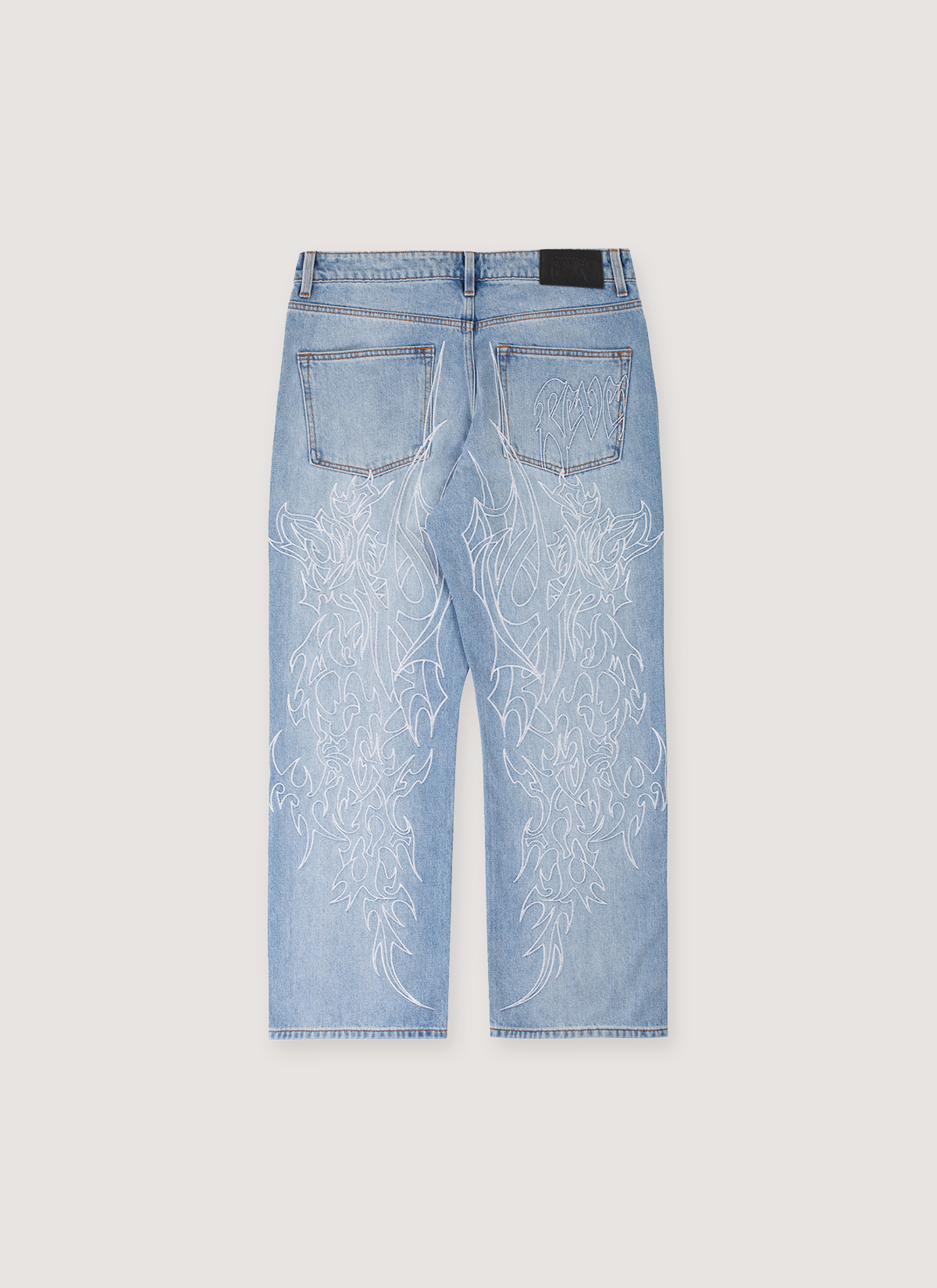 Tribal Cross Denim Pant Indigo