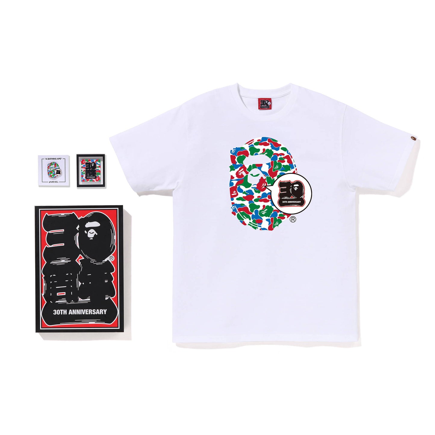 BAPE Qingdao 30th Anniversary White Tee