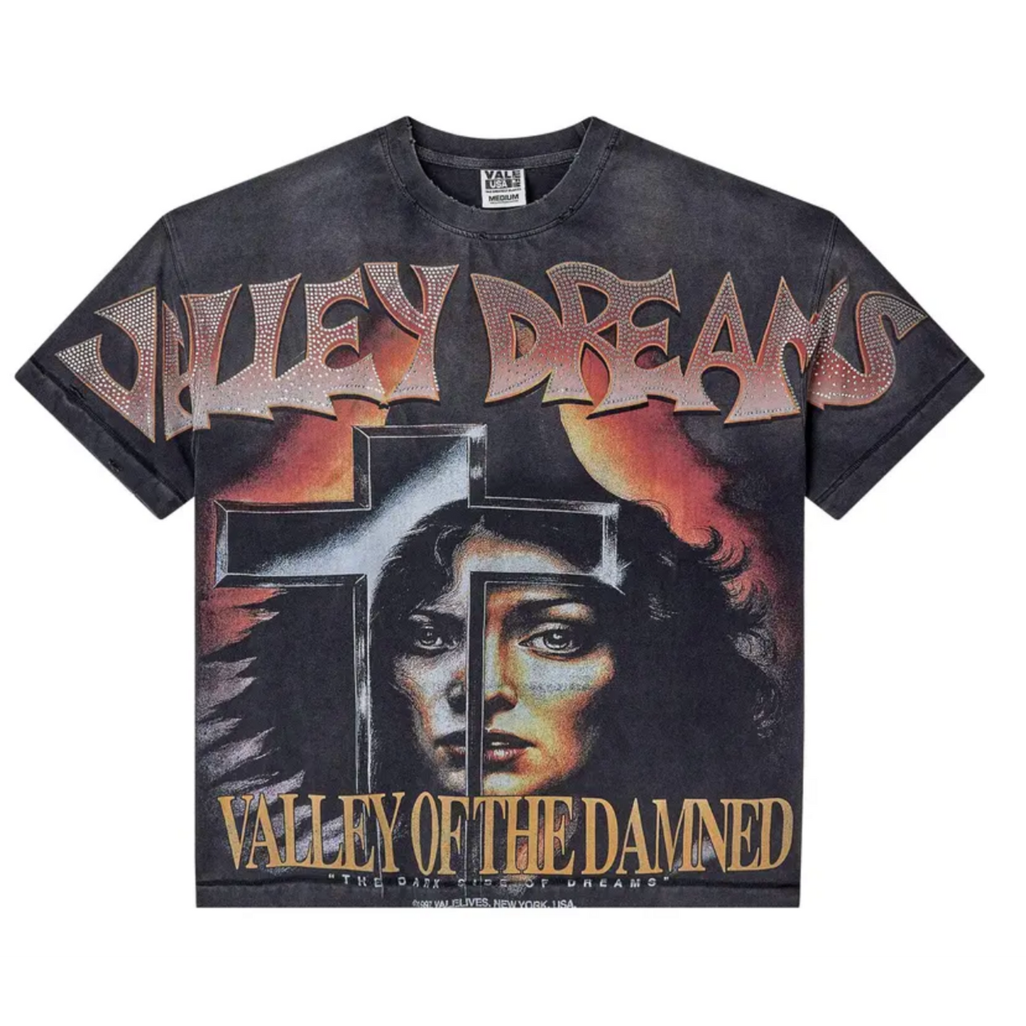 Damned Bling Tee Black